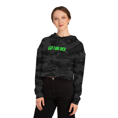 GO HAWKS Women's Cropped Sweatshirt