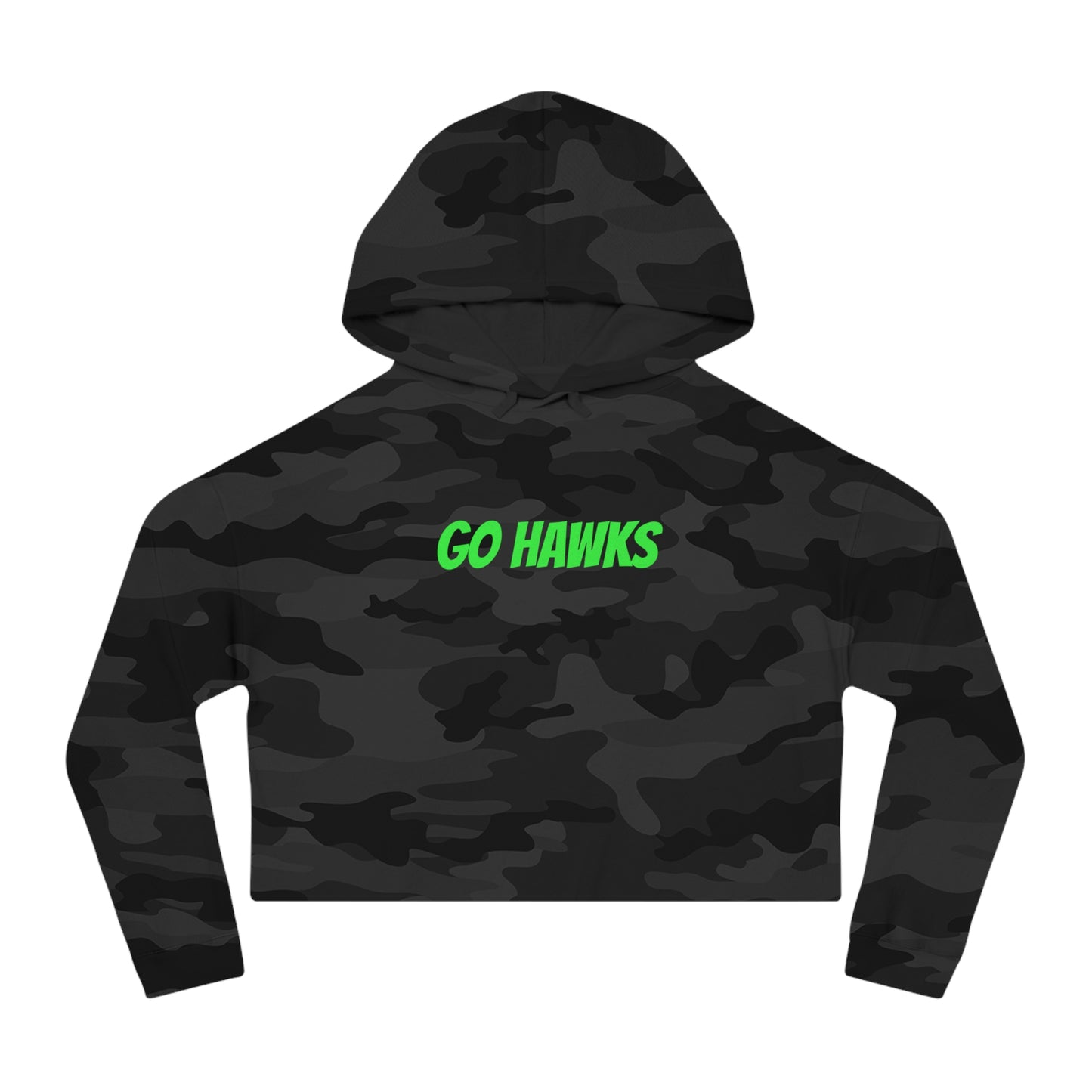 GO HAWKS Women's Cropped Sweatshirt