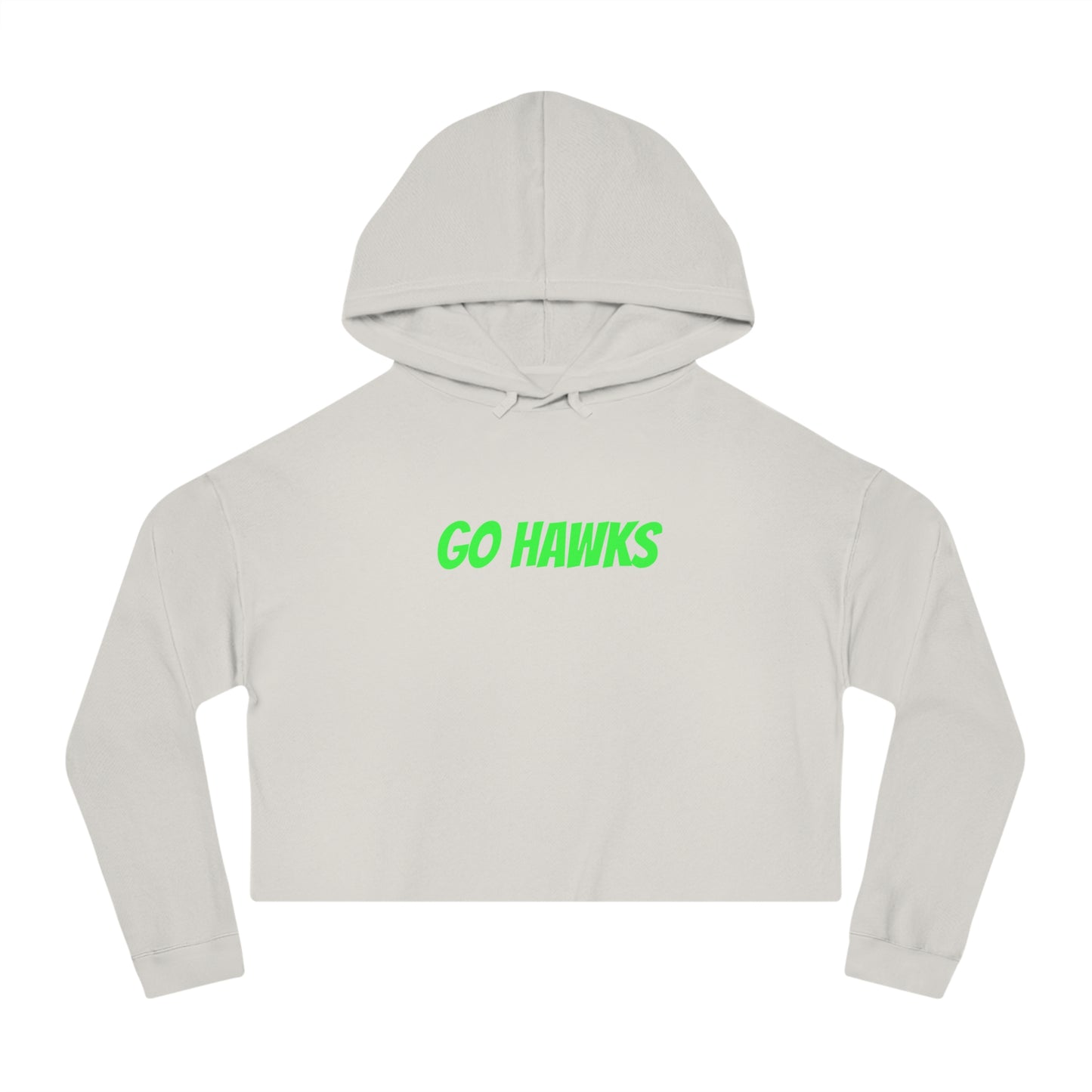 GO HAWKS Women's Cropped Sweatshirt